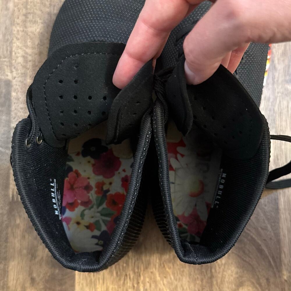 NOBULL Outwork High-Top Trainer CrossFit Shoe Black Floral Women US 8.5 EU 40 - Picture 9 of 10